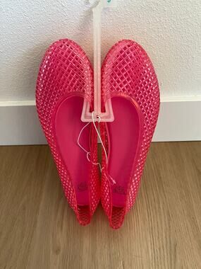 NEW Wild Fable Isabella Pink Jelly Flats Women's Size 9